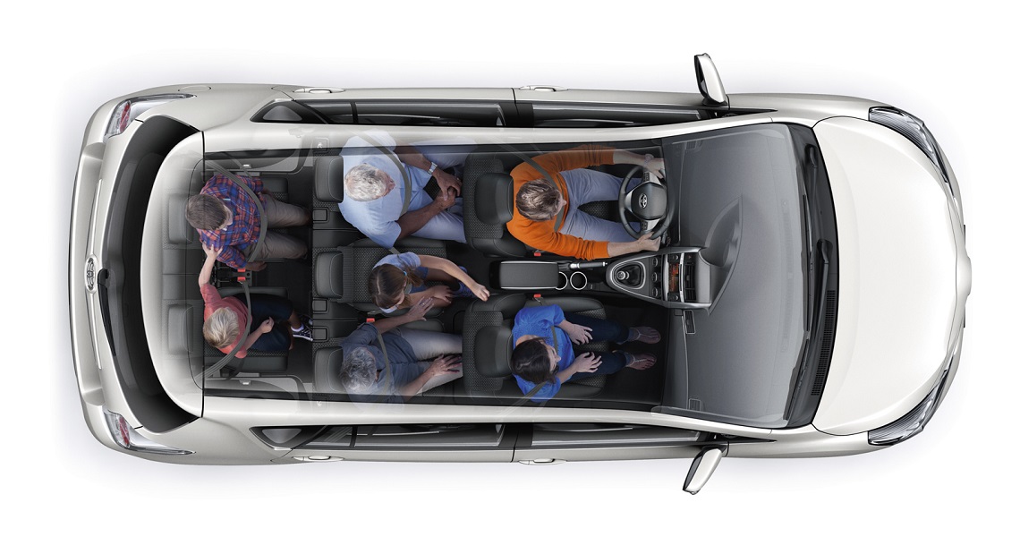 Toyota Verso 2016 Interior Top Gennemsigtig 1140X600