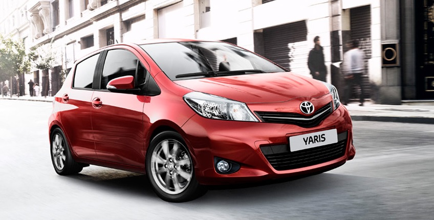 Toyota Model Yaris 2010 Roed Front Gademiljoe