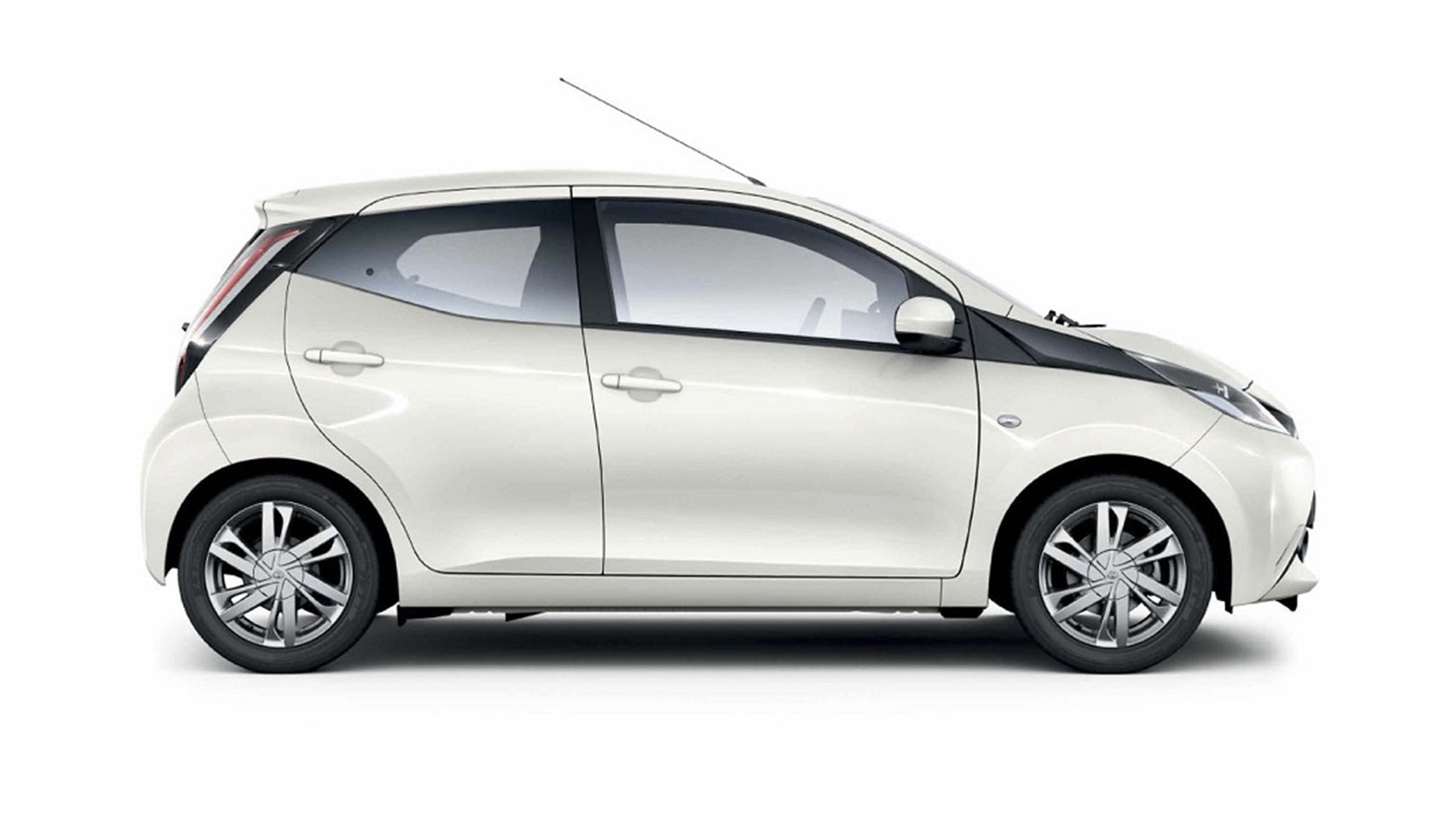 Toyota Aygo 2014 Side Hvid 1140X600