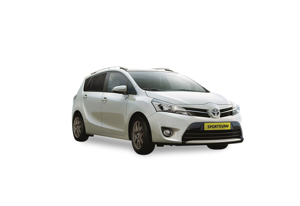 Toyota Sportsvan Front Hvid Fritlagt Skygge 1024X703