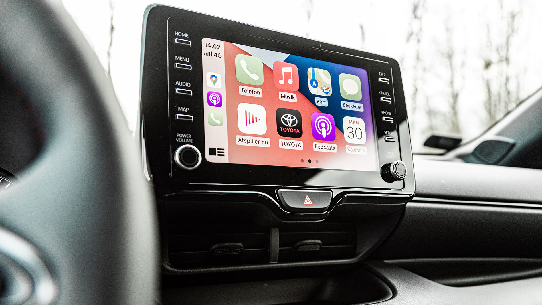 Toyota GR Yaris Interiør Carplay 1900X1069